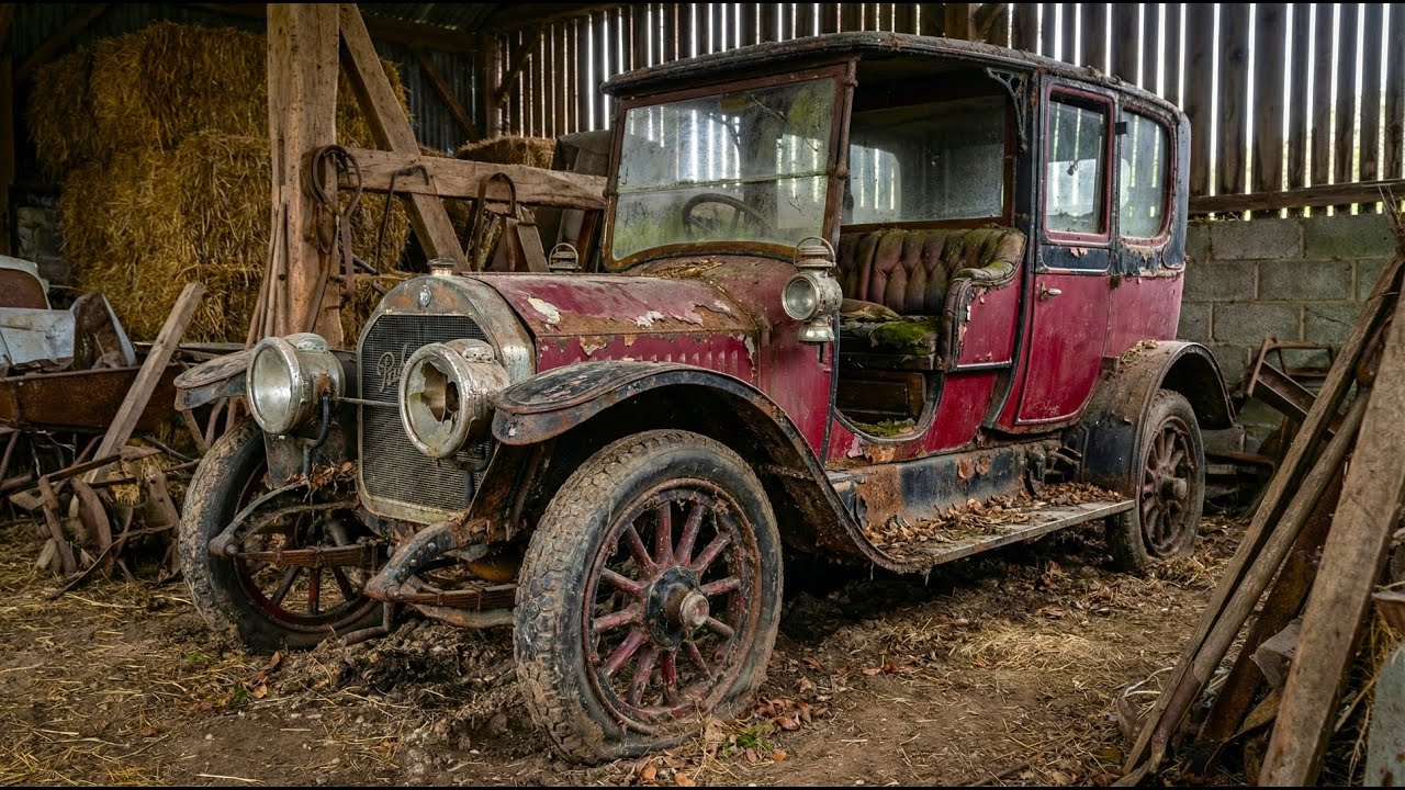 ASMR Barn Find: Restoring a 1906 Packard Model N From Heavy Rust