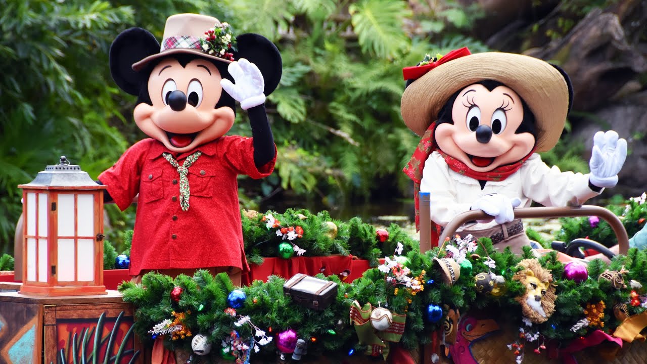 Mickey & Friends Festive Flotilla for Holidays at Disney's Animal Kingdom, Walt Disney World 2020