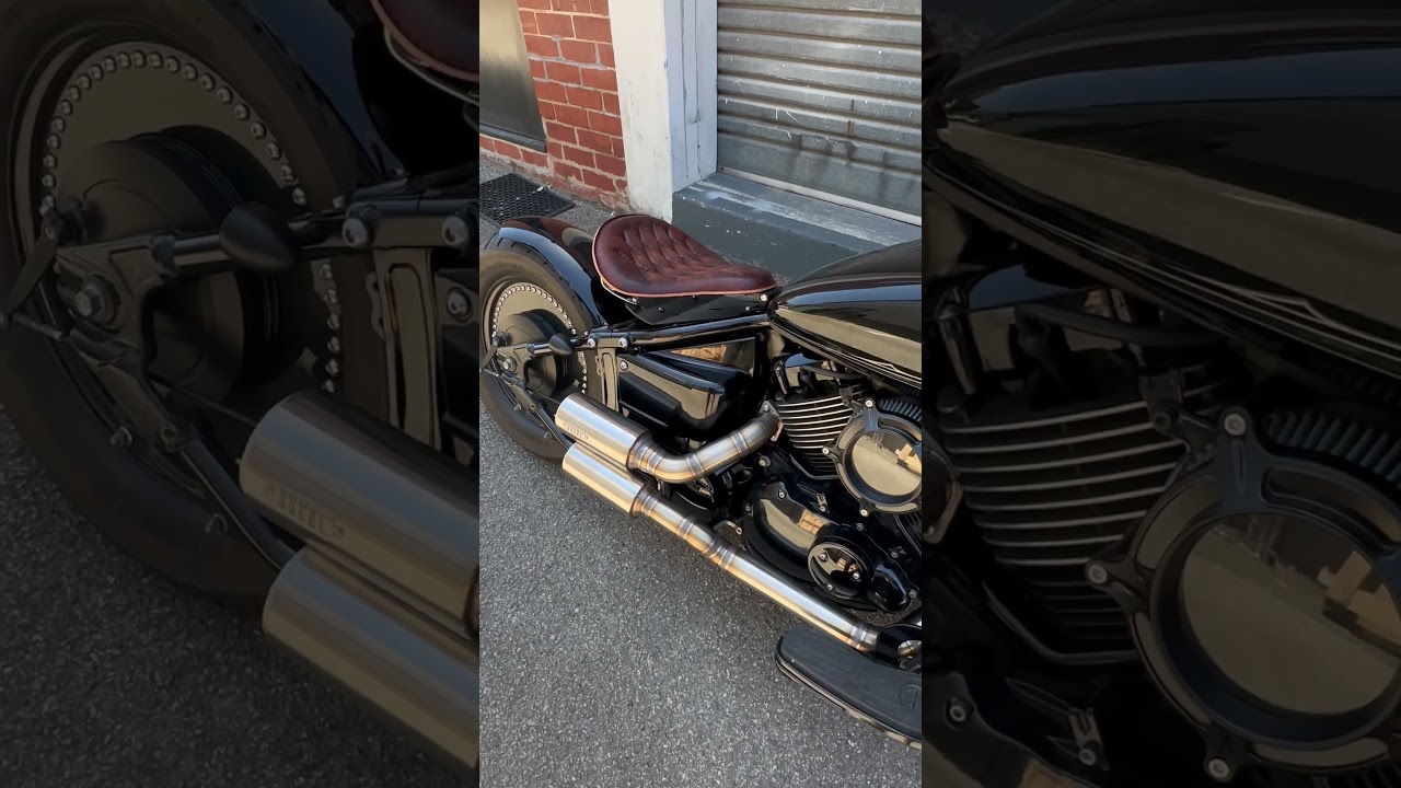 Rogue motorcycles XVS 650 Vstar Grenade exhaust