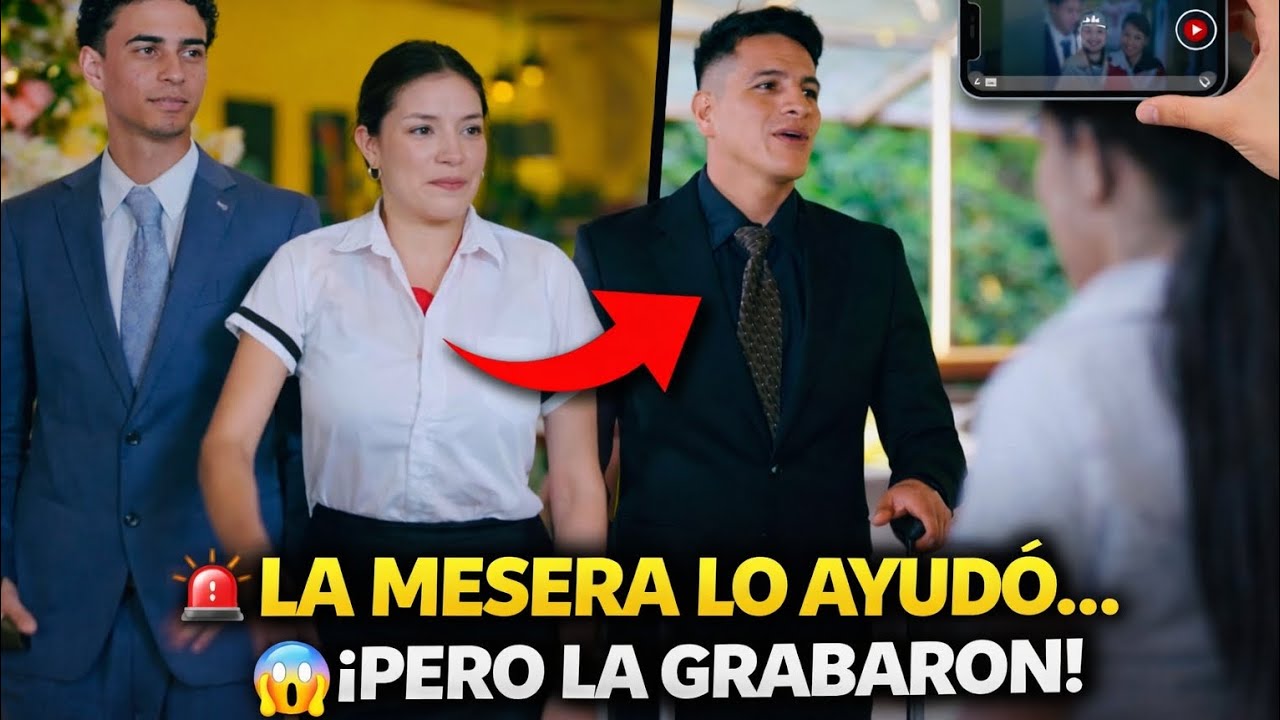 Mesera ayudó a un empresario, pero una mujer la grabó en un video para destruirla. 