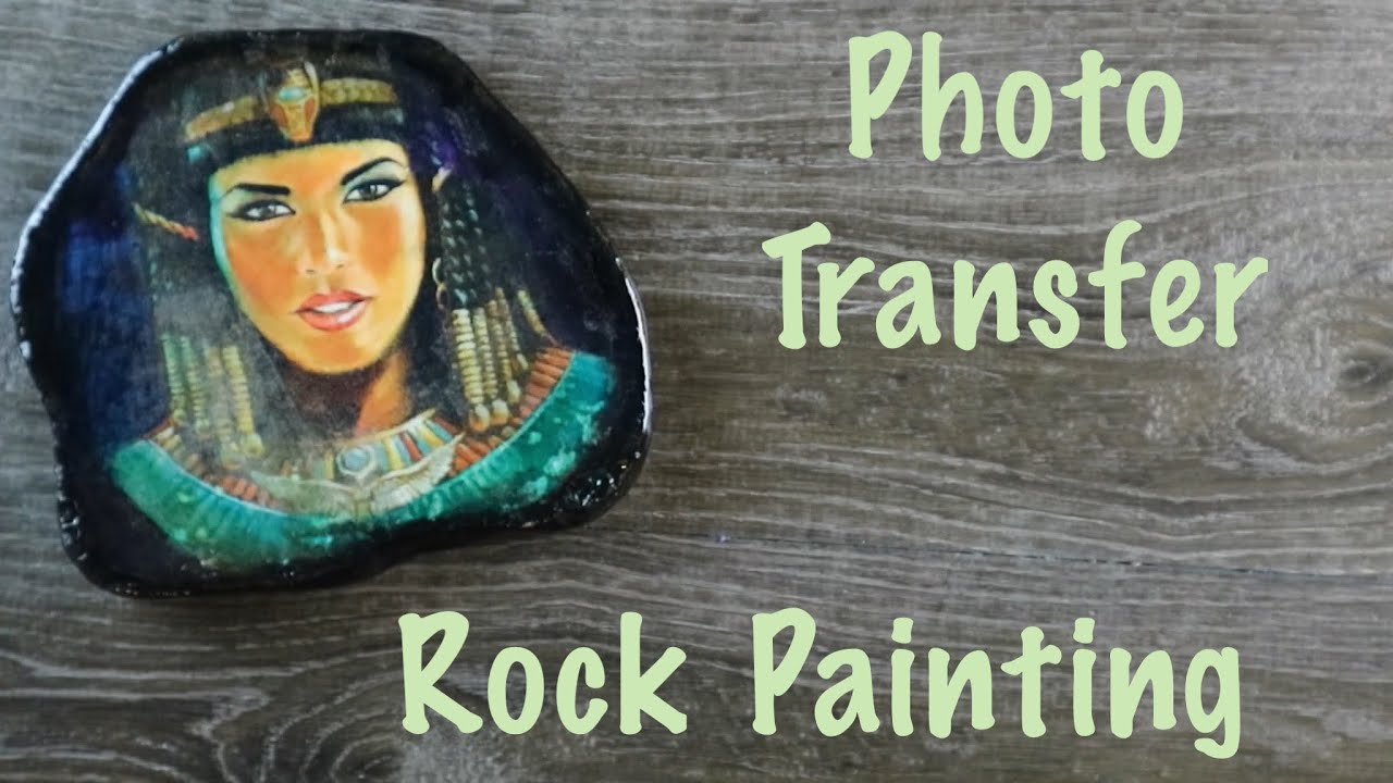 Rock Painting - How to transfer photos onto your rock