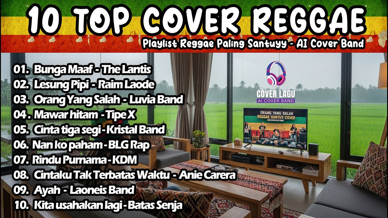 10 TOP COVER REGGAE PALING SANTUYY BY AI COVER BAND