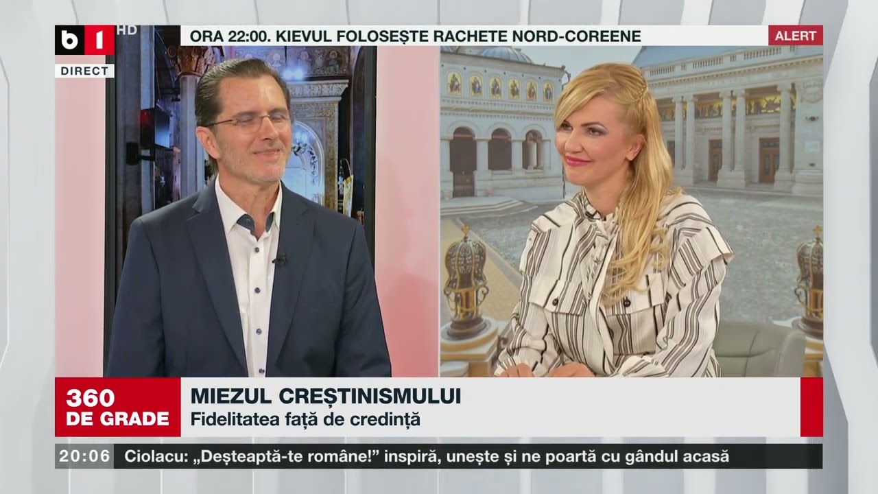360 DE GRADE CU ALINA BĂDIC  INVITAT VASILE BĂNESCU  MIEZUL CREȘTINISMULUI.