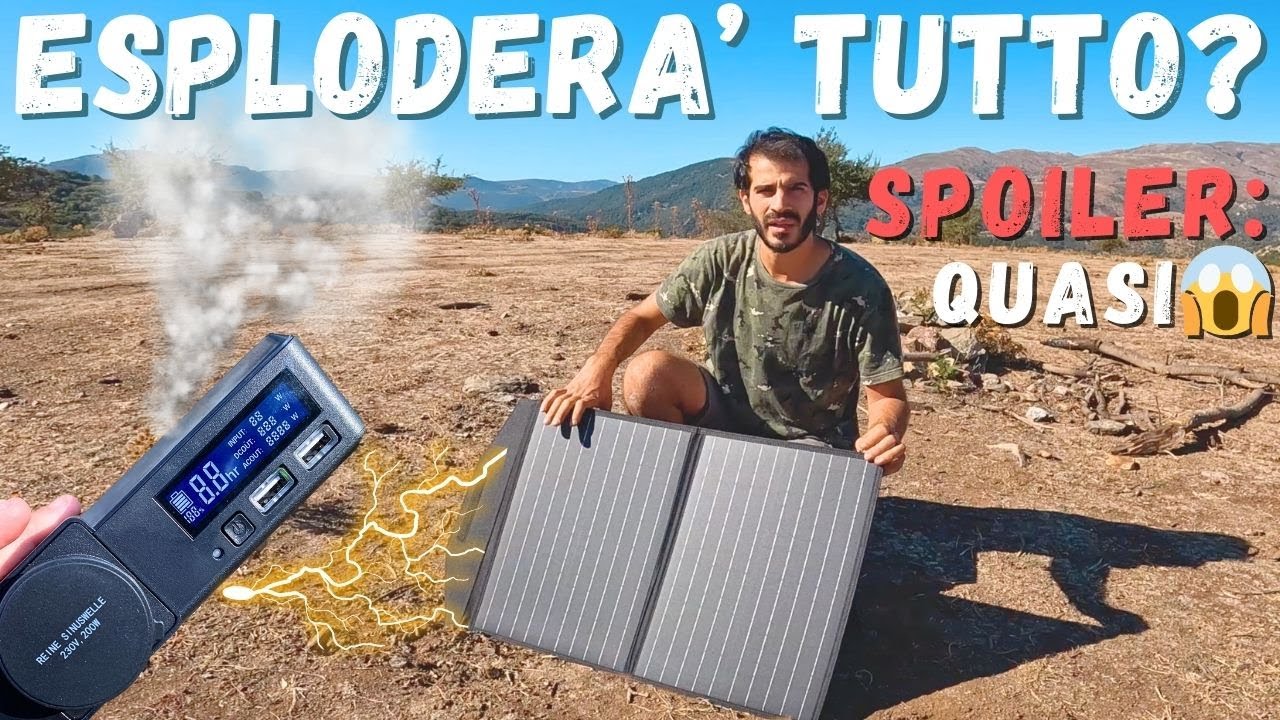 BISOGNA ESSERE ONESTI... Recensione AllPowers S200 + Pannello Solare - Power Station Portatile