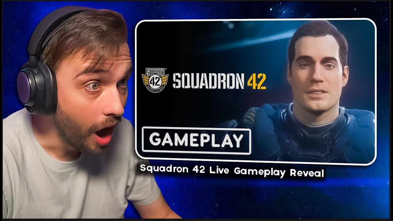 Star Citizen Noob Reacts to Squadron 42: Live Gameplay Reveal