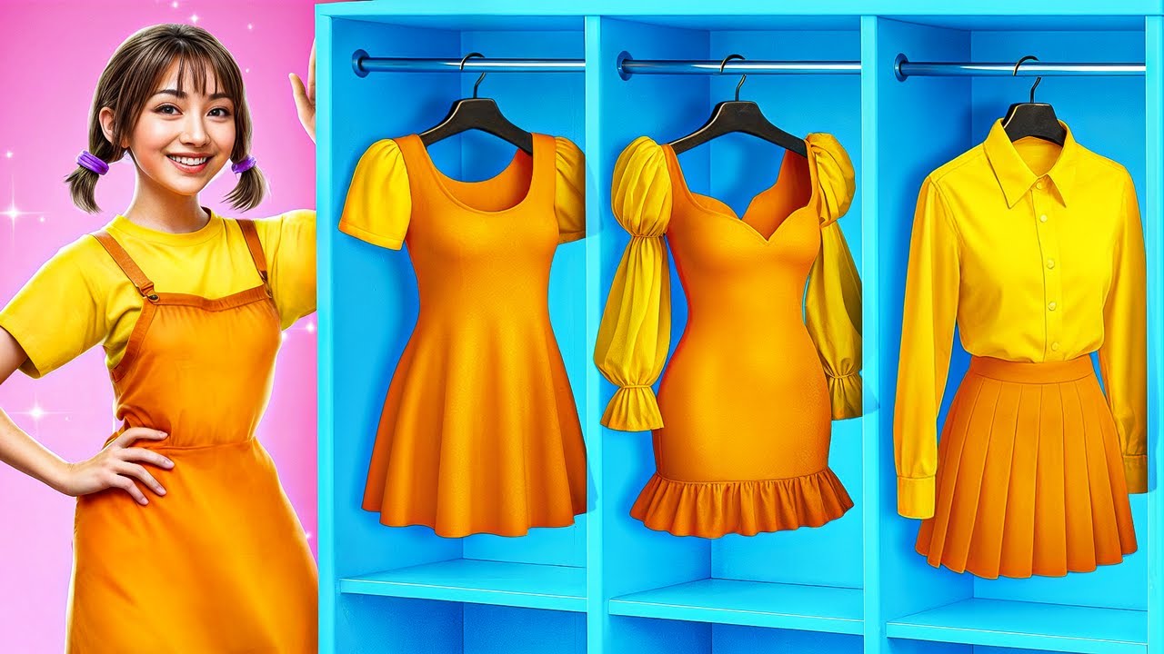 Jak zostać lalką ze Squid Game? Metamorfoza ze Squid Game!