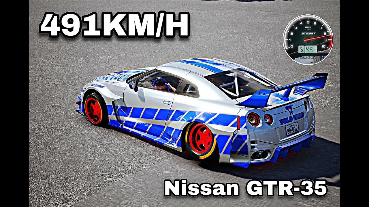 Nissan GT-R35 491KM/H | Android/IOS  CarX Street V.1.14.1 (4K)