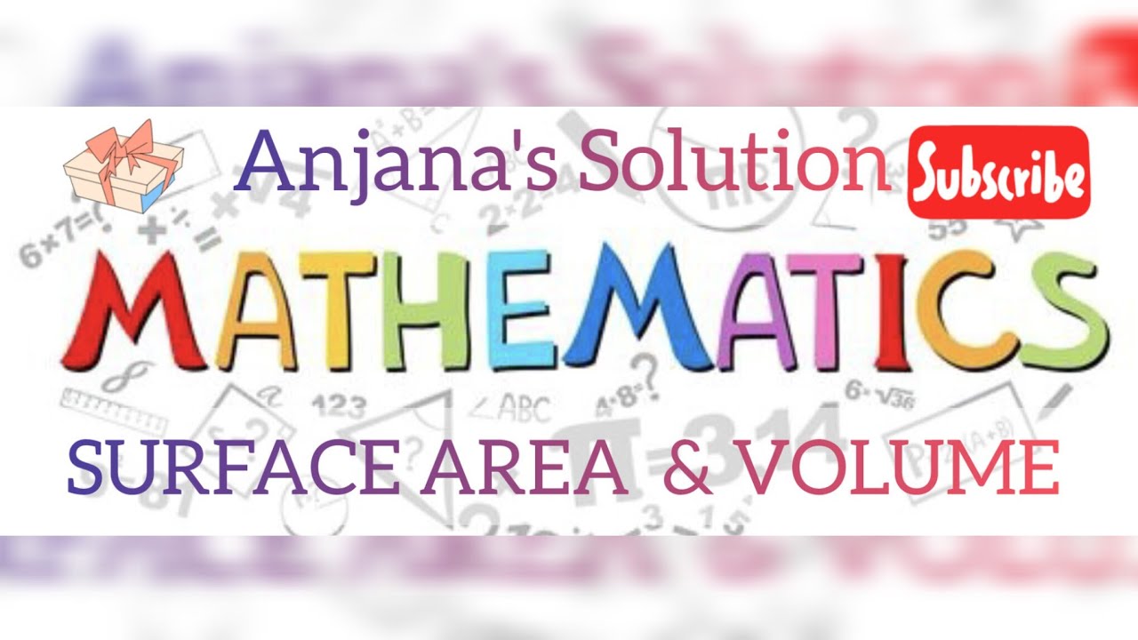 Surface Area and Volume - Definitions | Introduction|•By Anjana mam•Explanation in Tamil.