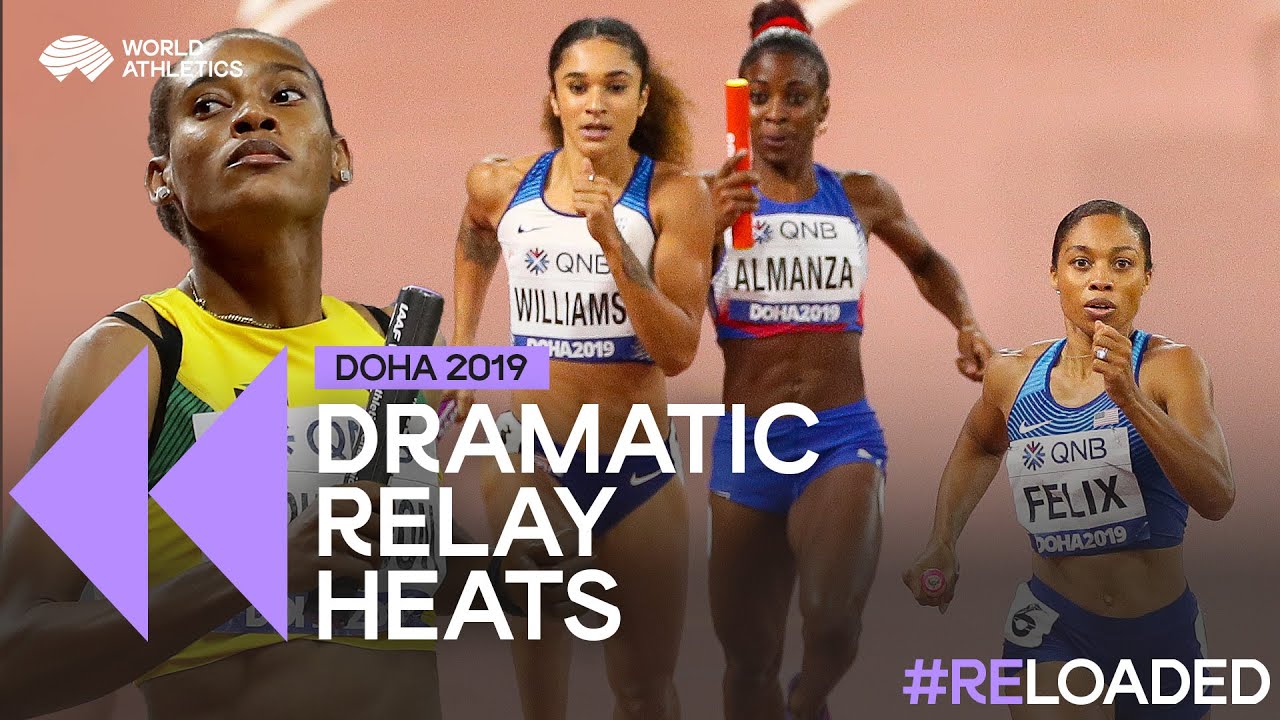 USA lead qualifiers in Doha | Women's 4x400m relay heats Doha 2019