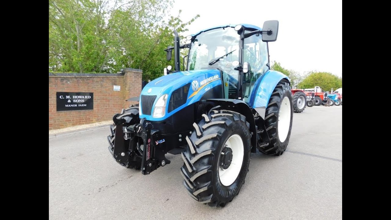 NEW HOLLAND T5.105 TRACTOR WALKROUND VIDEO