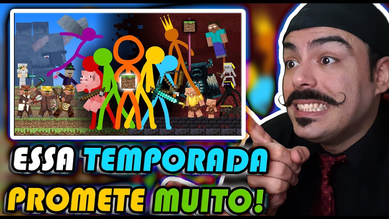 REACT - PARTE 1 / Animação vs. Minecraft Shorts, temporada 3 - todos os episódios (20-30)@alanbecker