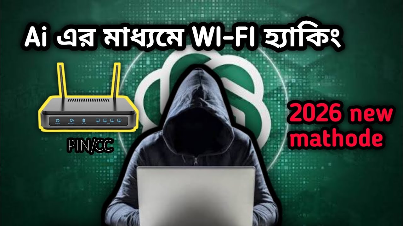 WIFI HACK 2026 | AI দিয়ে WiFi হ্যাকিং শেখো | Ethical Hacking Bangla Tutorial 2026