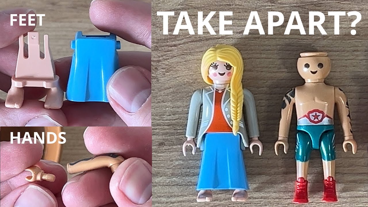 PLAYMOBIL figurine | How to disassemble hands and feet