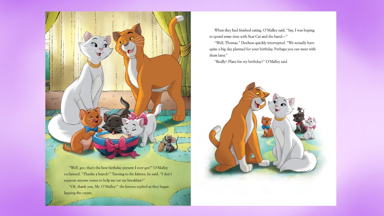 Disney - The Aristocats: The Surprise Party: A 5-Minute Audiobook and Picture Book