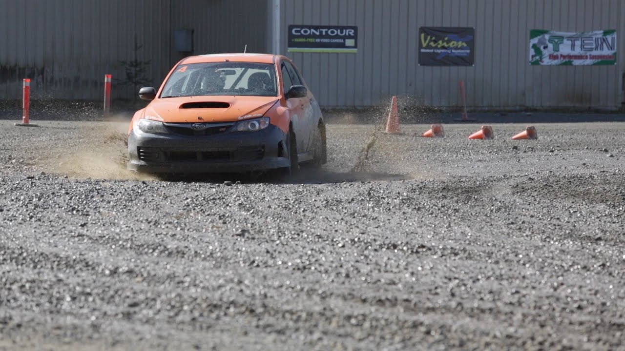 Rally School Pt. 2: Learning to Drive on the DirtFish Skidpad