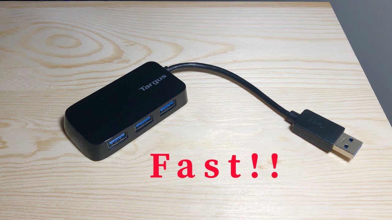 USB 3.0 HUB 5GBPS SPEED! Targus 4 port usb hub Review & Unboxing