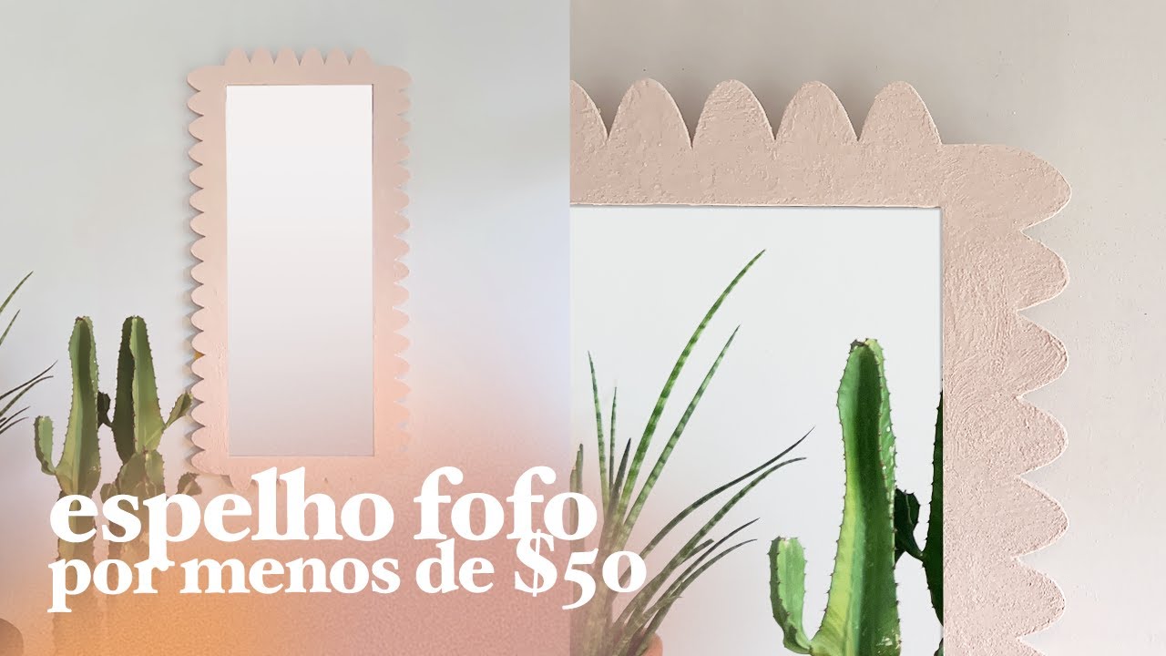 Moldura criativa de espelho para quarto de criança | Gui e Rafa