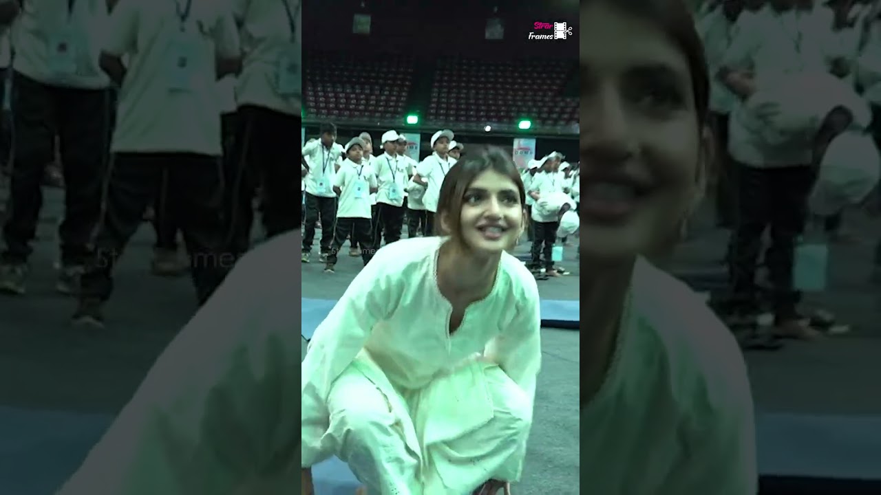 Sreeleela at the International Yoga Day 2026 Celebration by Divyaj Foundation