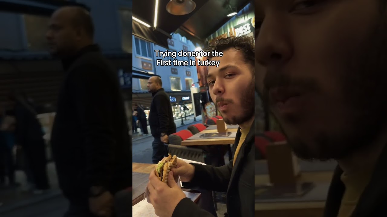 Trying to doner for the first time in turkey. 
