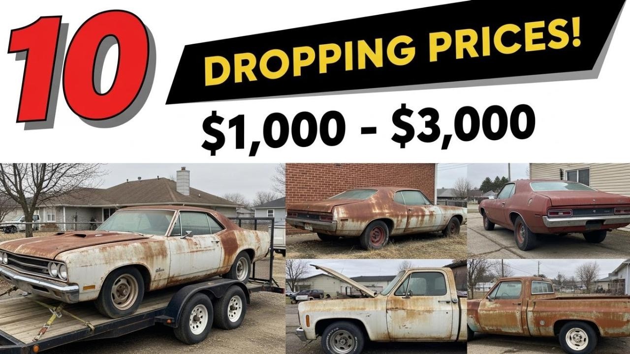 10 AFFORDABLE CLASSIC CARS UNDER $3,000 for sale (updated)