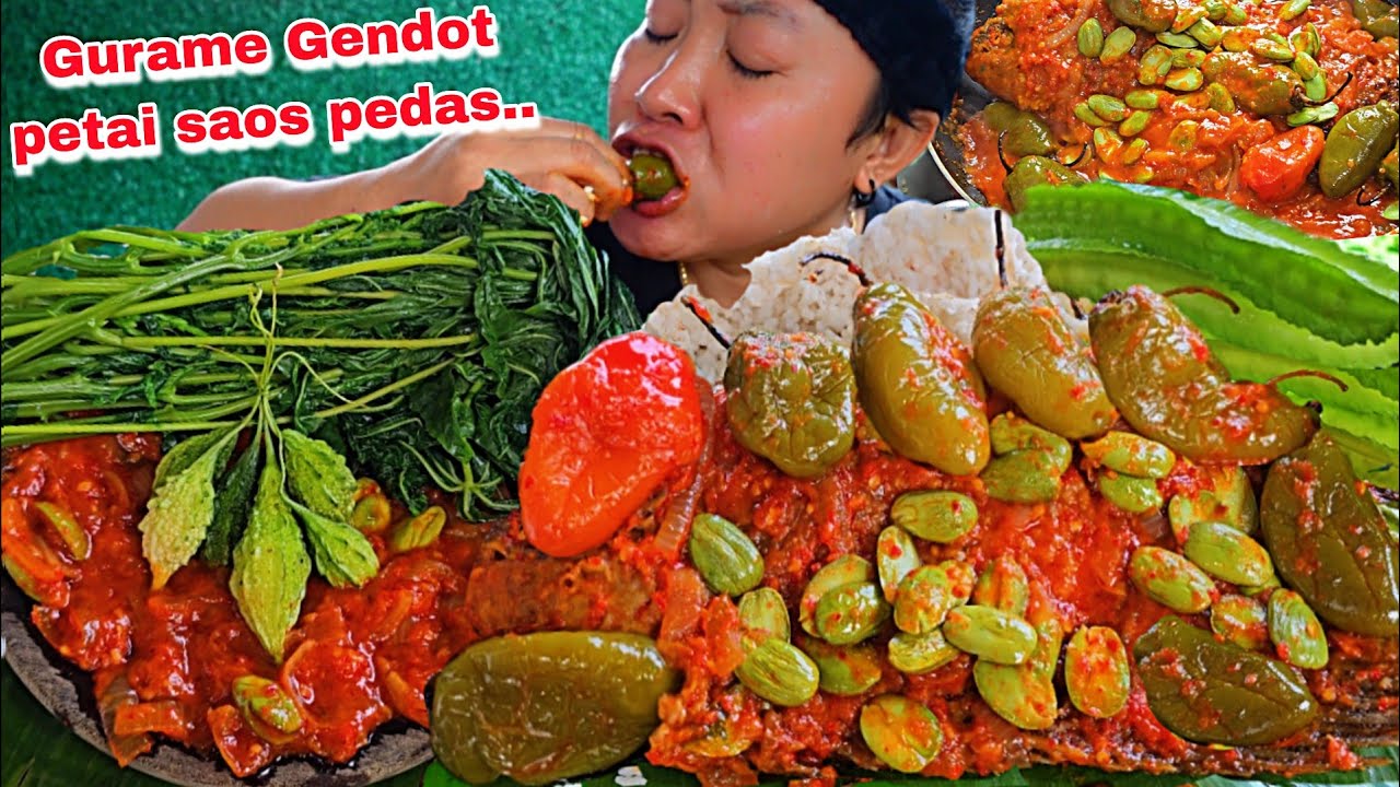 PEDAS KE ULUH HATI 🥵‼️GURAME GENDOT PETAI SAOS PEDAS ..