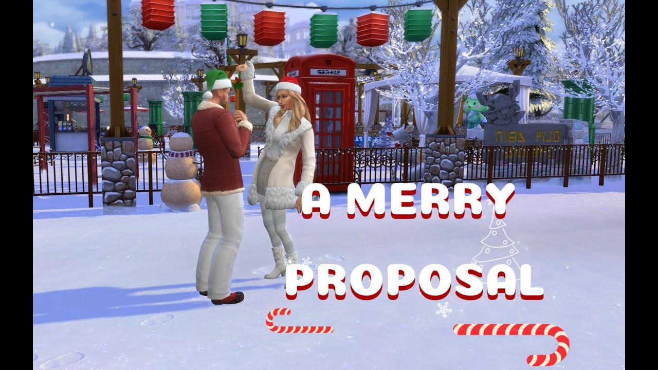 A Merry Proposal | A Sims 4 Christmas Story