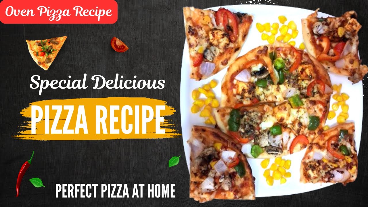 Oven Baked Veg Pizza Recipe | घरच्या घरी Dominos Style Pizza | Perfect Pizza at Home