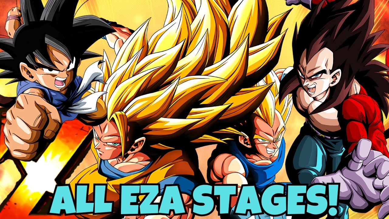 EASY/FAST WAY TO BEAT 8TH ANNIVERSARY EZA STAGES! (DBZ: Dokkan Battle)