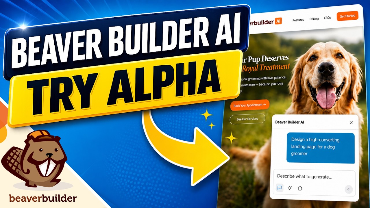 Обзор Beaver Builder AI Alpha: Создавайте веб-сайты на WordPress с помощью ИИ.