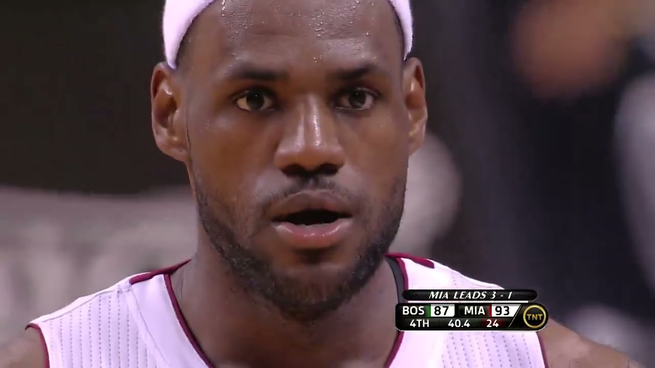 LeBron's best plays vs. the Celtics over his career