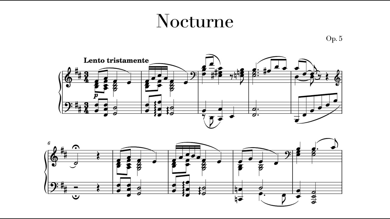 Junheon Han - Nocturne, Op.5 (2015)