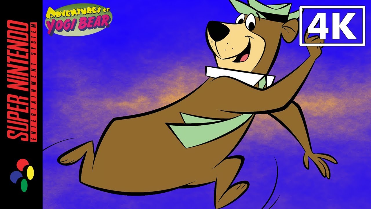 Adventures of Yogi Bear (SNES) Playthrough [4K]