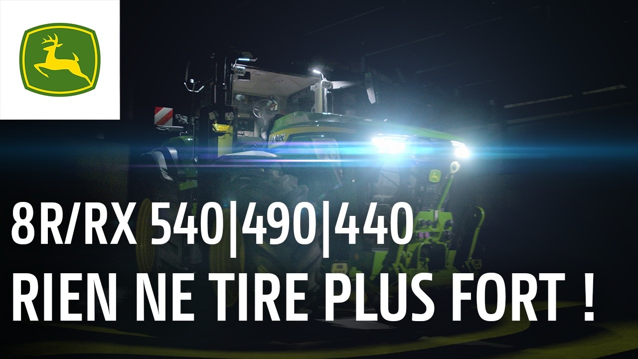 Puissance maximale de 634 ch avec PeakPower IPM : La gamme ultime de tracteurs 8R/8RX