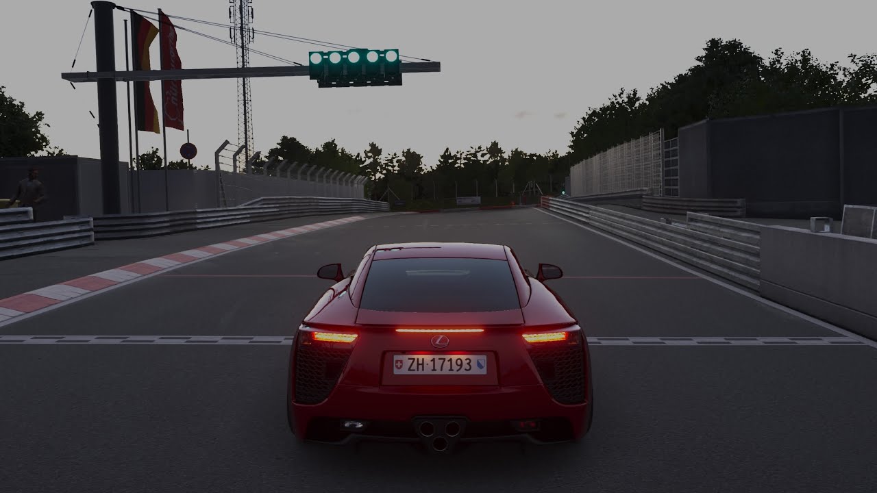 Gran Turismo 7 - Lexus LFA '10 Gameplay on The Nurburgring.