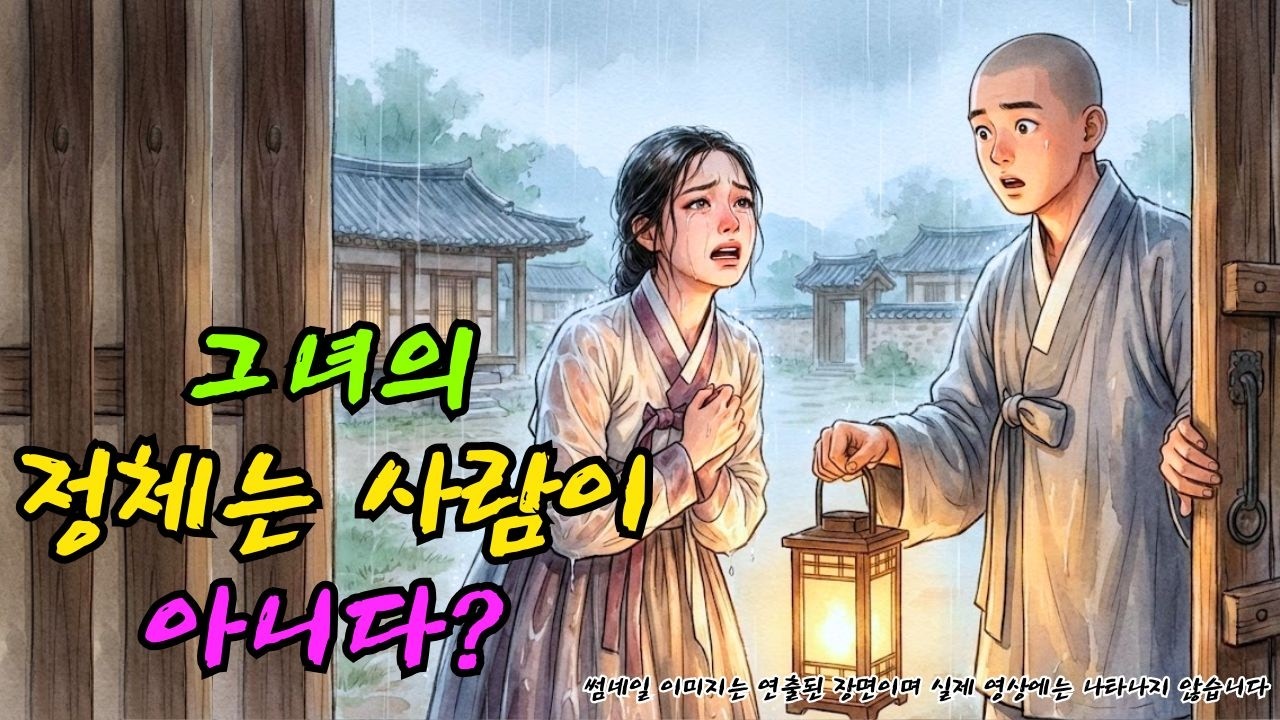 비바람 몰아치던 밤, 성불사 스님을 찾아온 미녀의 소름 돋는 반전: 