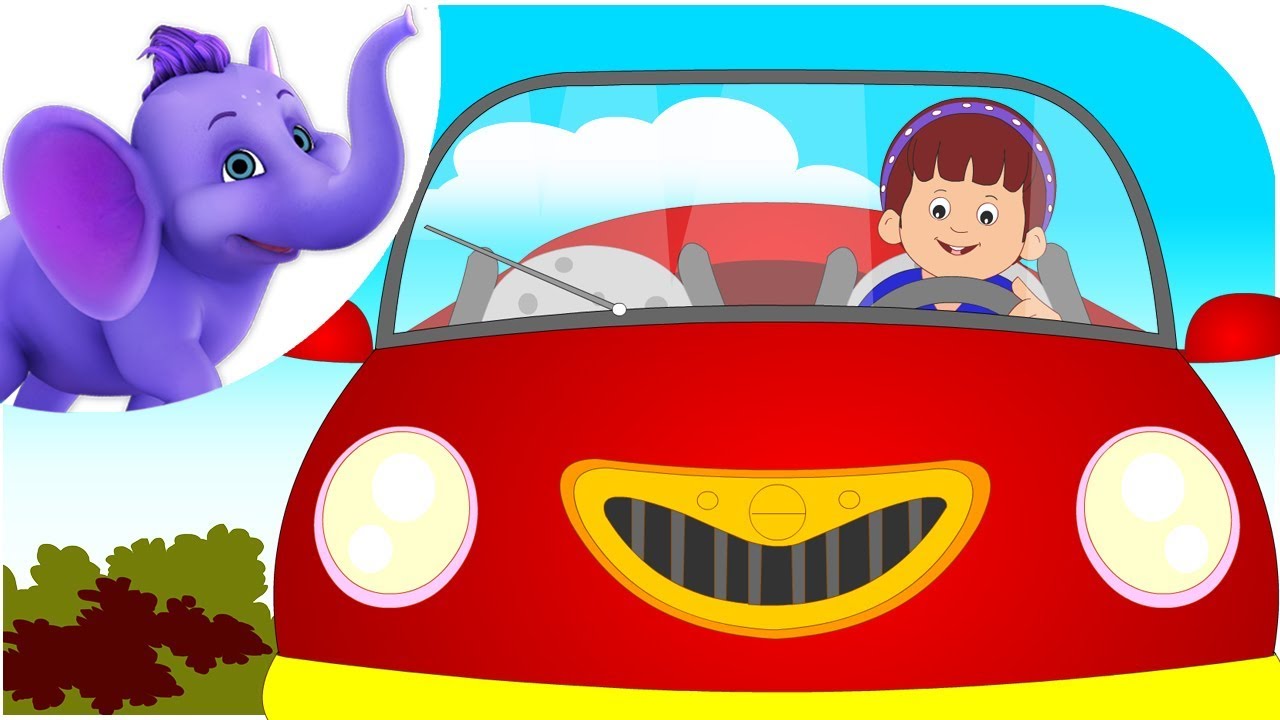 I Love My Red Car - Nursery Rhyme with Karaoke