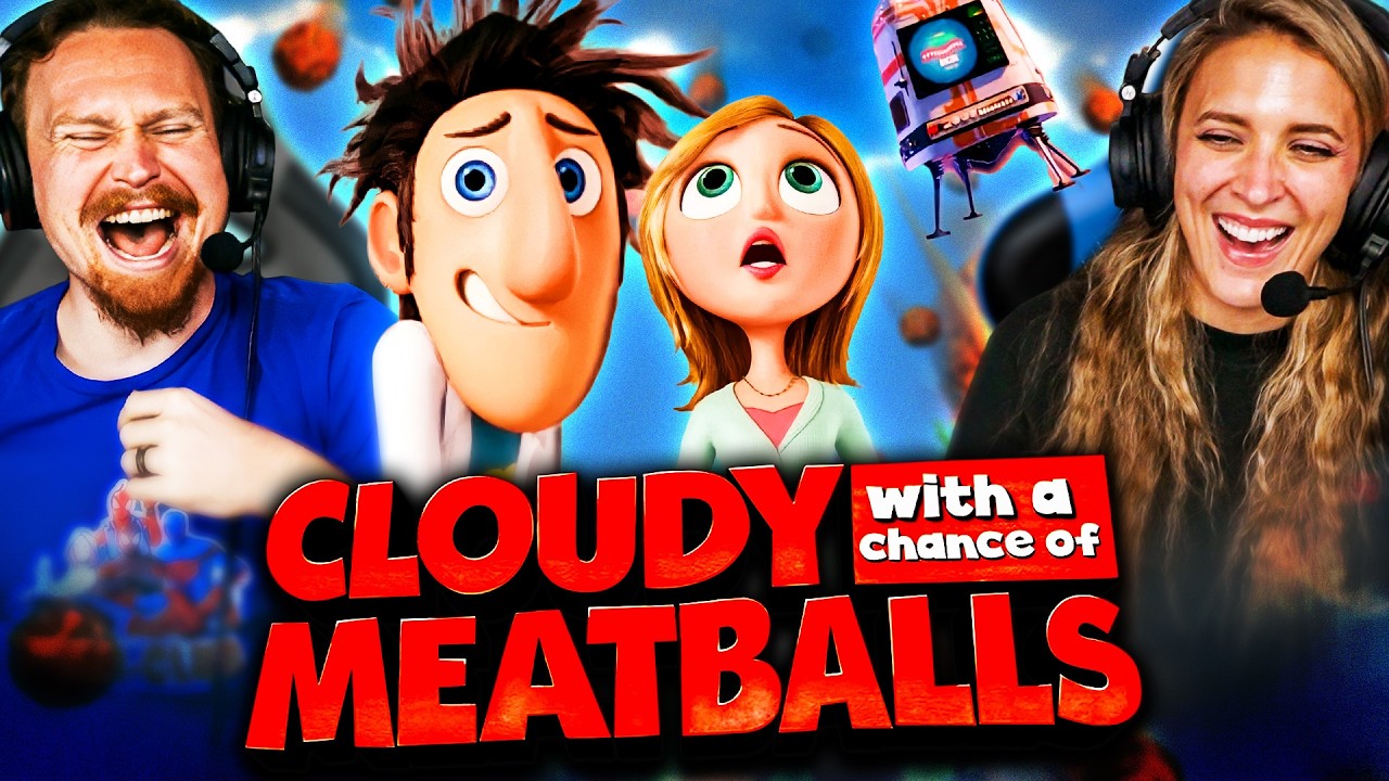 CLOUDY WITH A CHANCE OF MEATBALLS (2009) BLEW US AWAY!! MOVIE REACTION! Bill Hader | Anna Faris