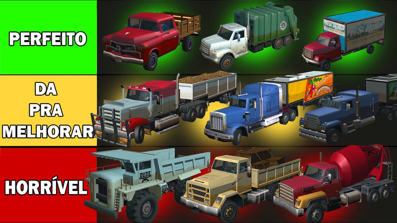 QUAL O MELHOR CAMINHÃO DO GTA SAN ANDREAS ????