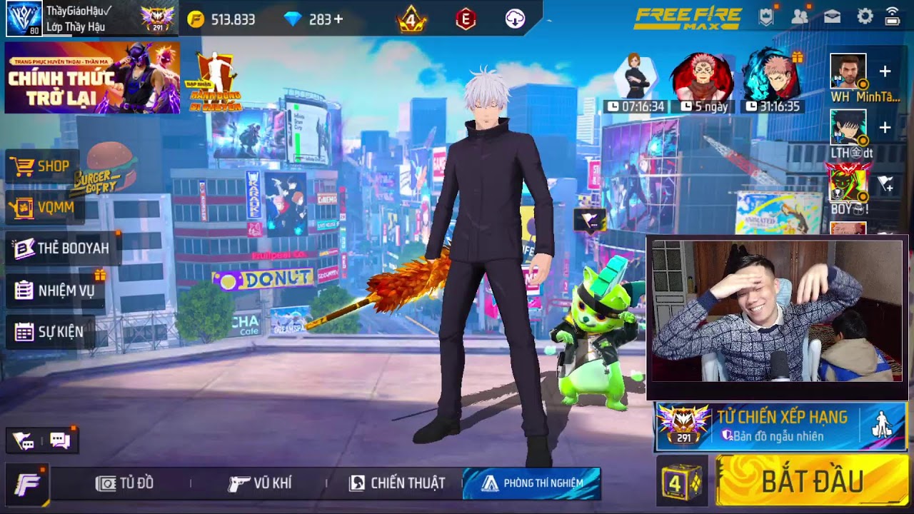 🔴 [LIVE] Thầy Giáo Hậu Live Free Fire – Team Code Ai Cũng Vào Được