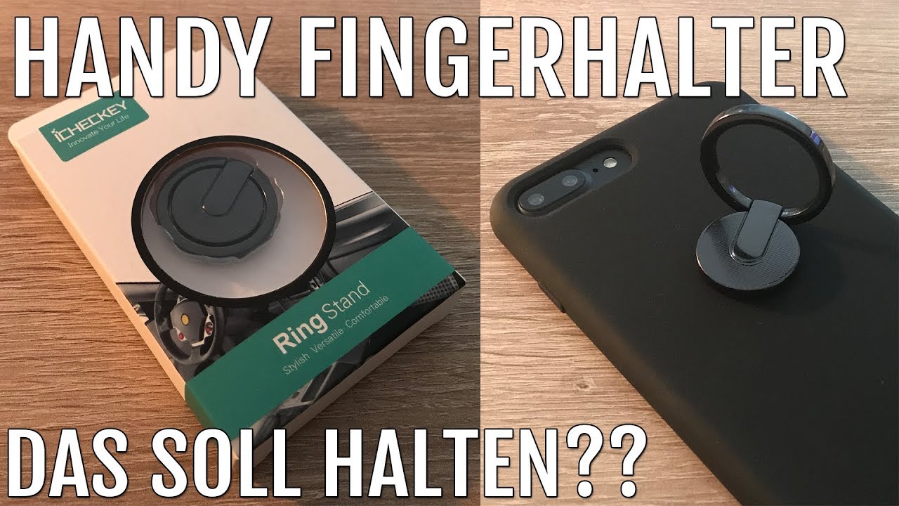 Handy Ringhalter im Test - Wie gut und auf was klebt er? Lohnt es sich?