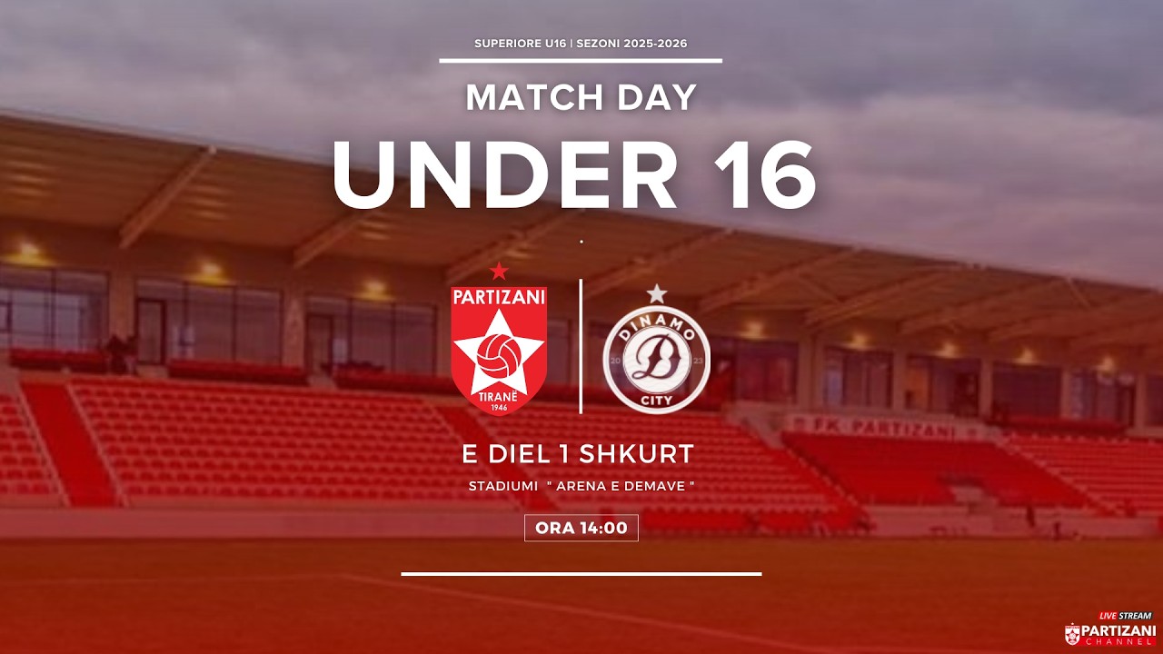 SUPERIRORE U16 |  PARTIZANI U16 -  DINAMO CITY U16