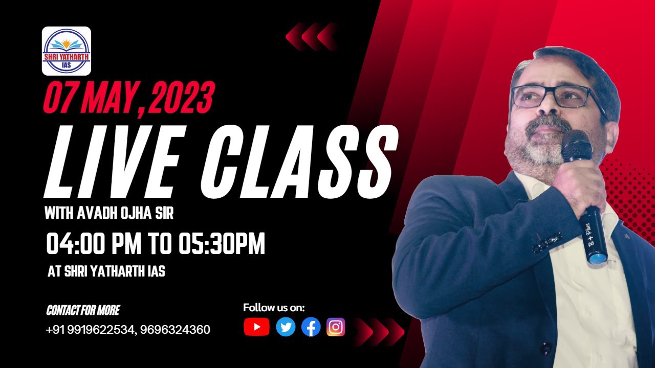 World History By Avadh Ojha Sir, Live Class | @shriyatharthias