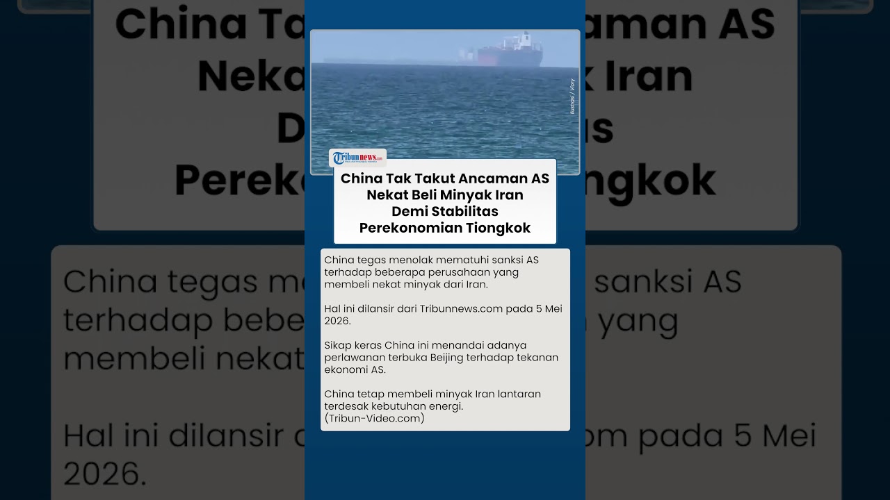 Lawan Sanksi AS, China Tak Gentar Beli Minyak Iran Pakai UU Anti-Sanksi Lindungi Perusahaan Domestik