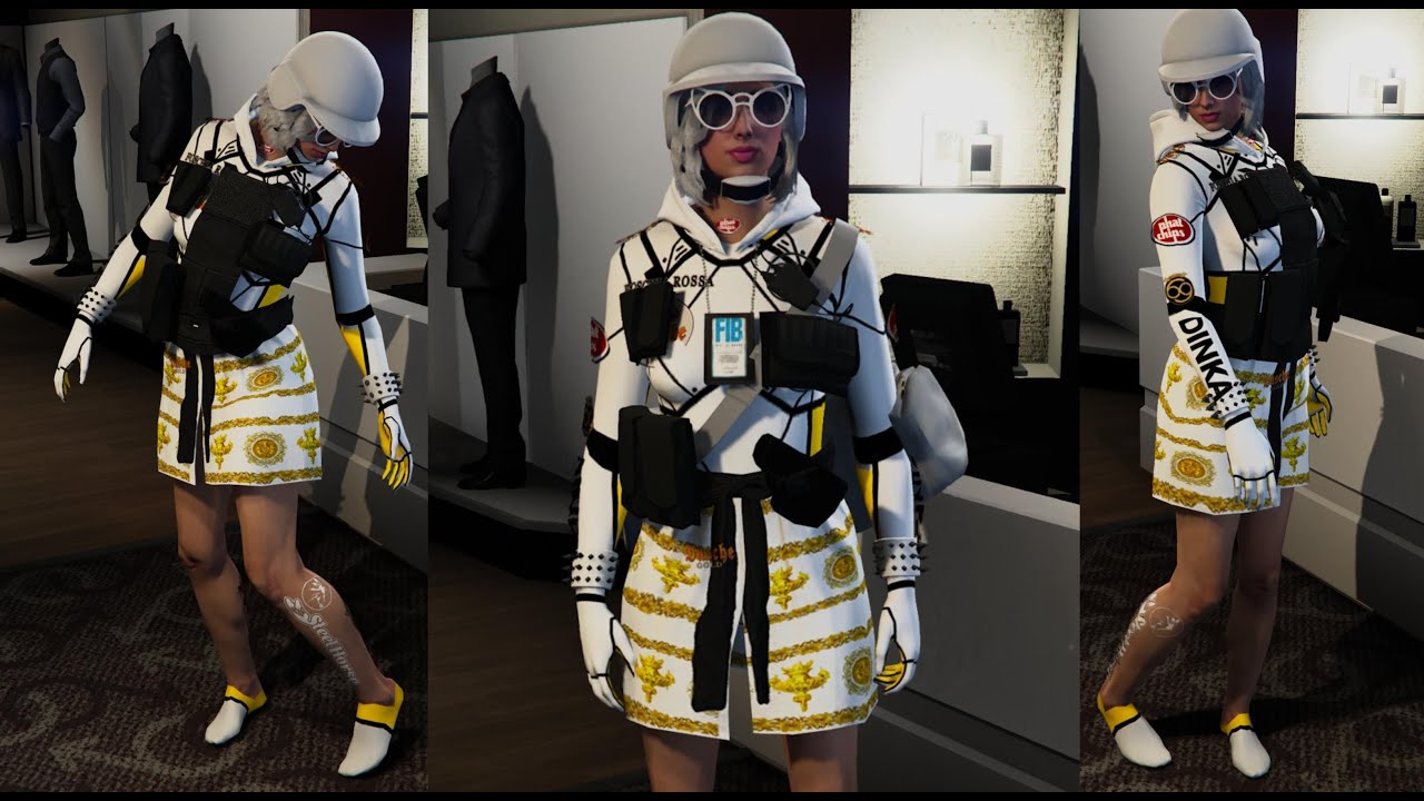 New white modded outfit for the female character. Beginner's beff tutorial ✨