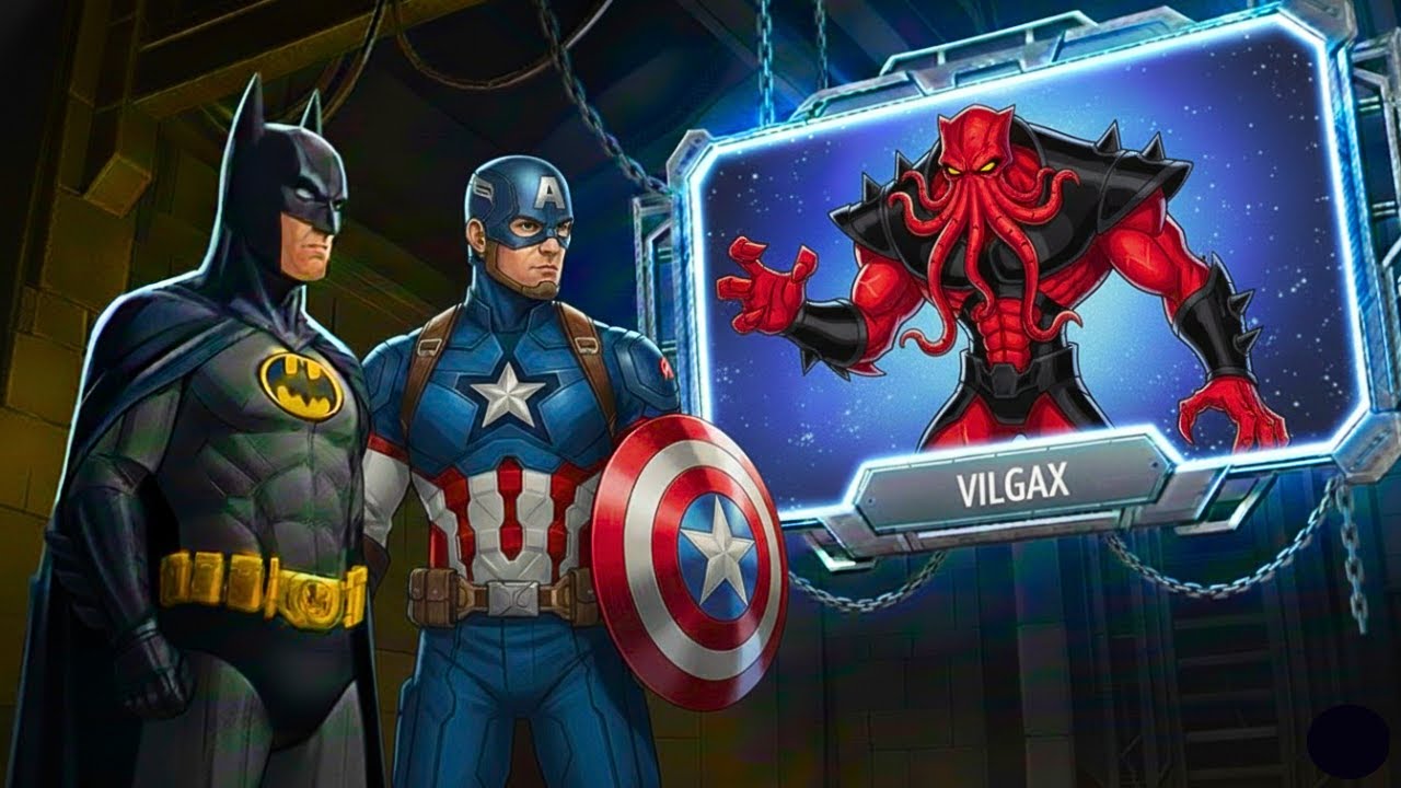 Batman and Captain America Discuss 'CONTINGENCY PLAN FOR VILGAX'