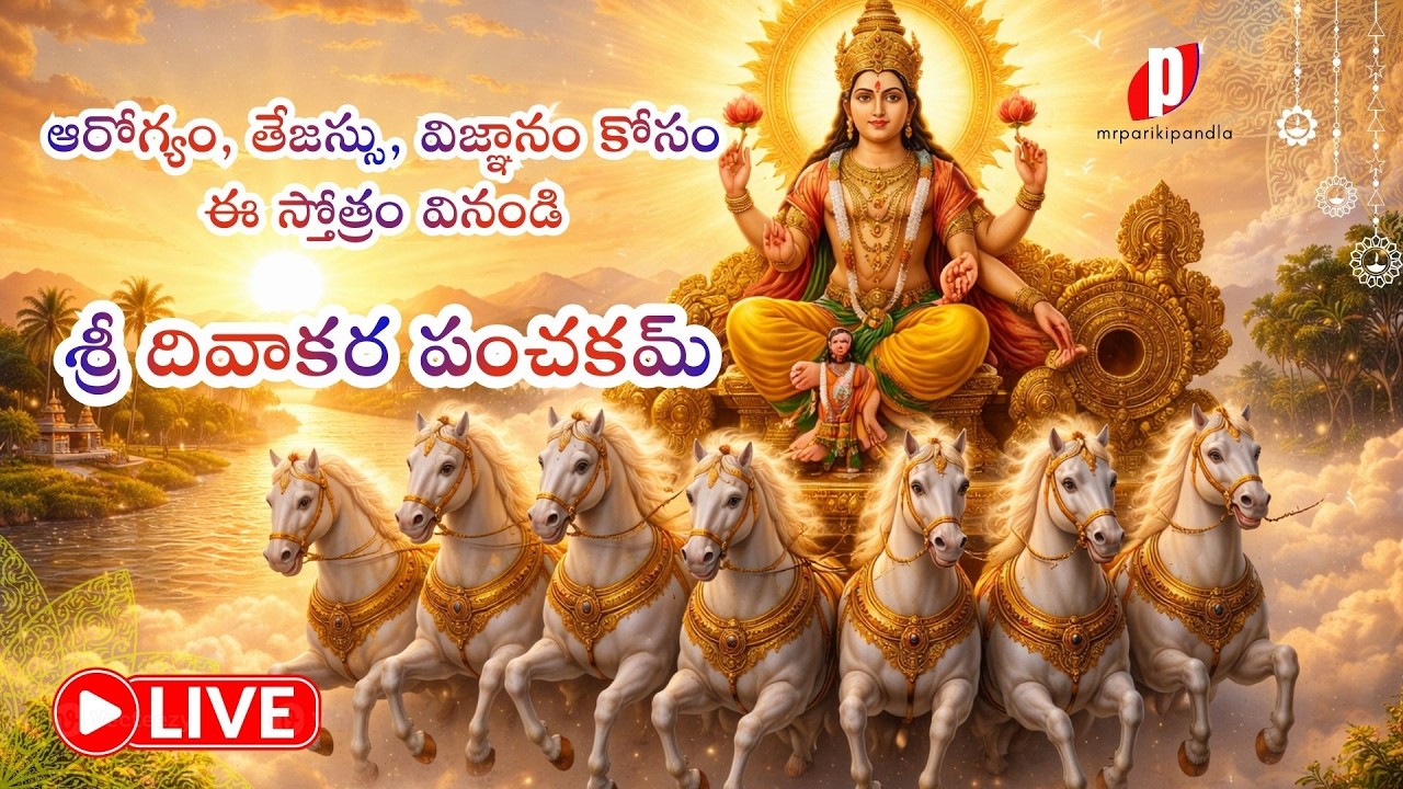 Sri Divakara Panchakam #devotional #surya #mantram #bhakti #mrparikipandla #suryanamaskar #sthuthi