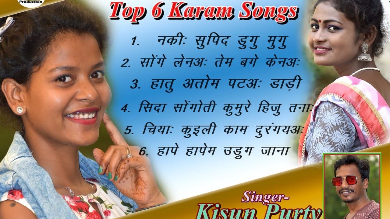 Top 6 Mundari Karam Songs | Singer- Kisun Purty
