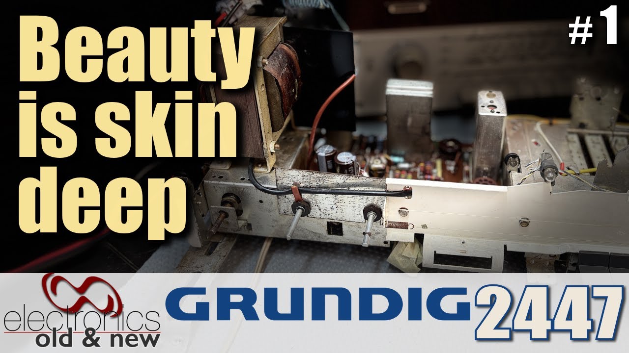 Restoring a Grundig 2447 Tube Radio pt. 1 | Missing Parts & Major Audio Issue #pcbway#