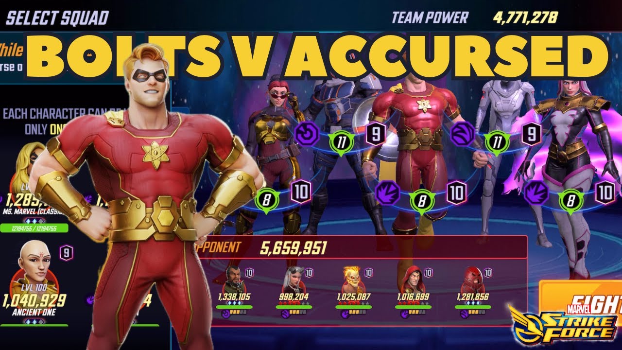 Always Using Thunderbolts Here - Cosmic Crucible Gameplay - Season 16 - Marvel Strike Force