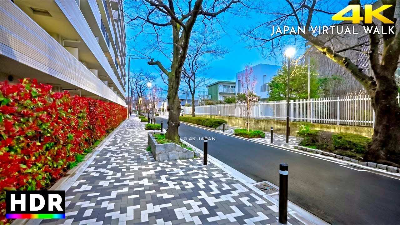 Suburban Tokyo Evening Walk in Katsushika-ku, Japan &bull; 4K HDR